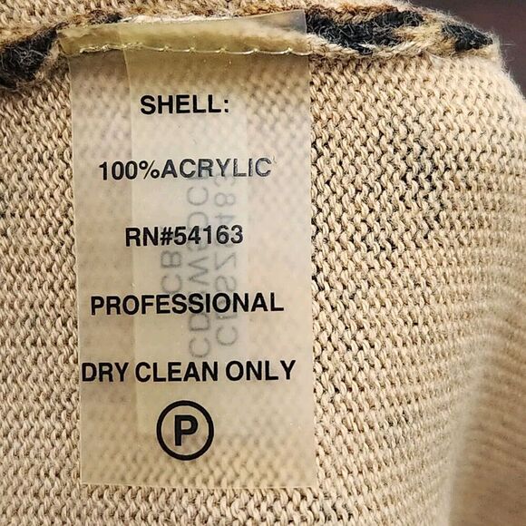 Calvin Klein Snakeskin Snake‎ Print Stretch Sleeveless Midi Knit Sheath Dress L - Picture 6 of 6